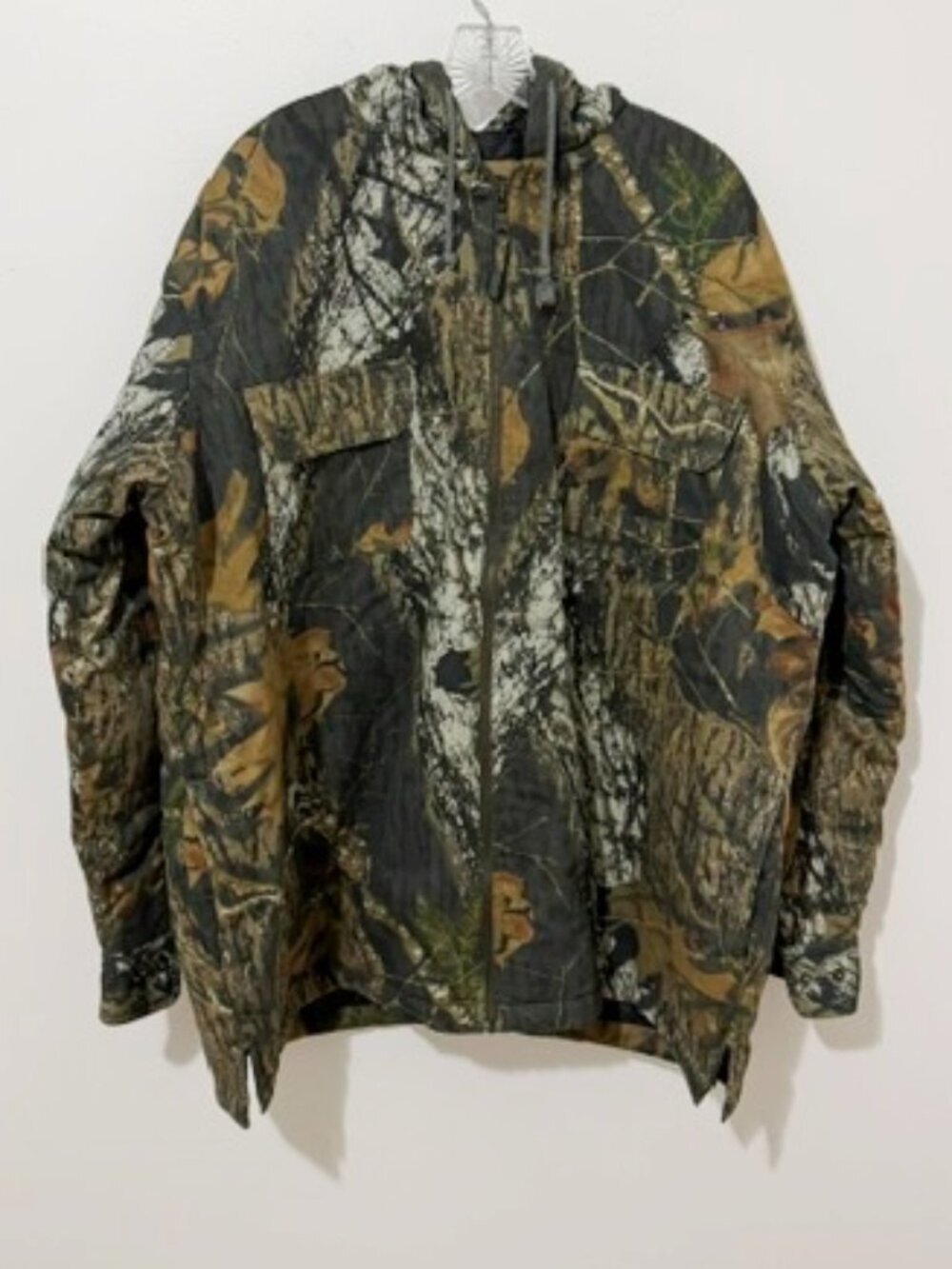 Canyon Guide Outfitters Camo Quilt Lined Hooded Jacket Men's Size 2X
